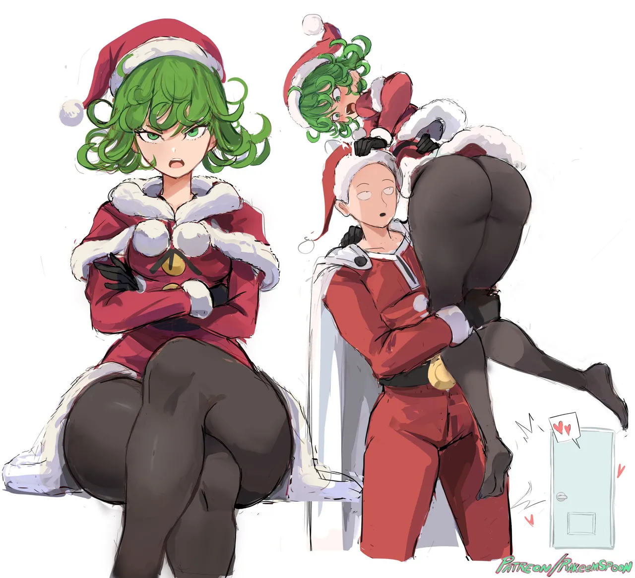 Tatsumaki x Saitama image number 23