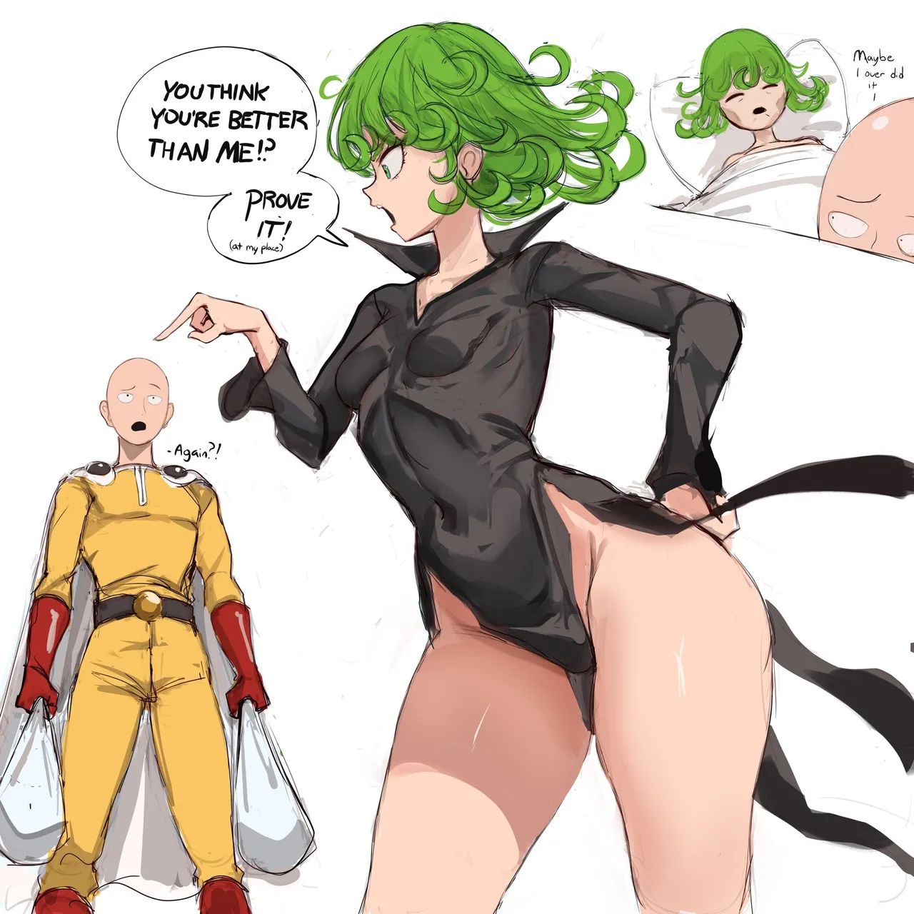 Tatsumaki x Saitama image number 2
