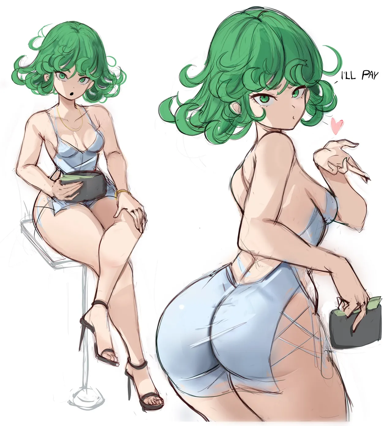 Tatsumaki x Saitama image number 41