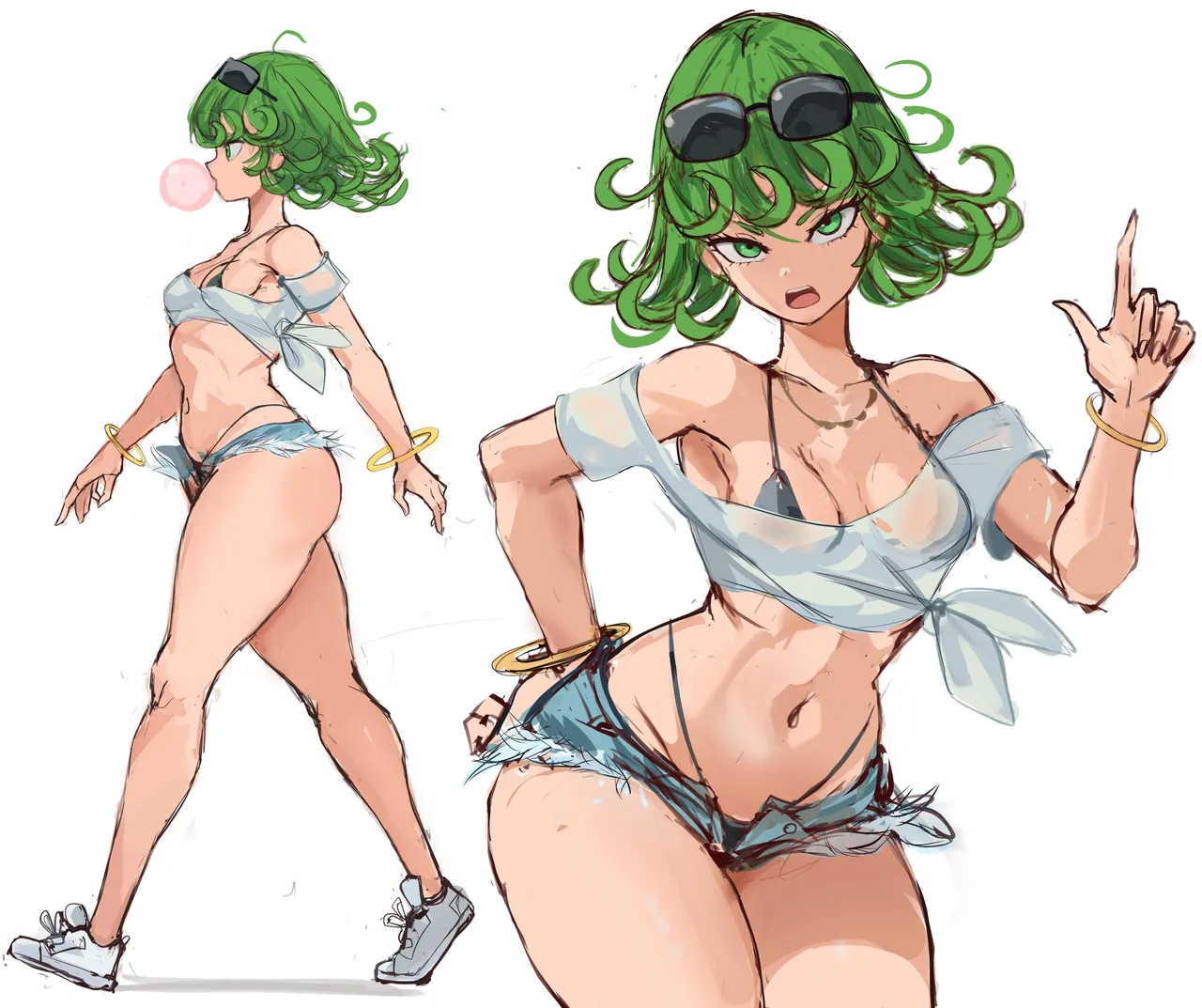 Tatsumaki x Saitama image number 69