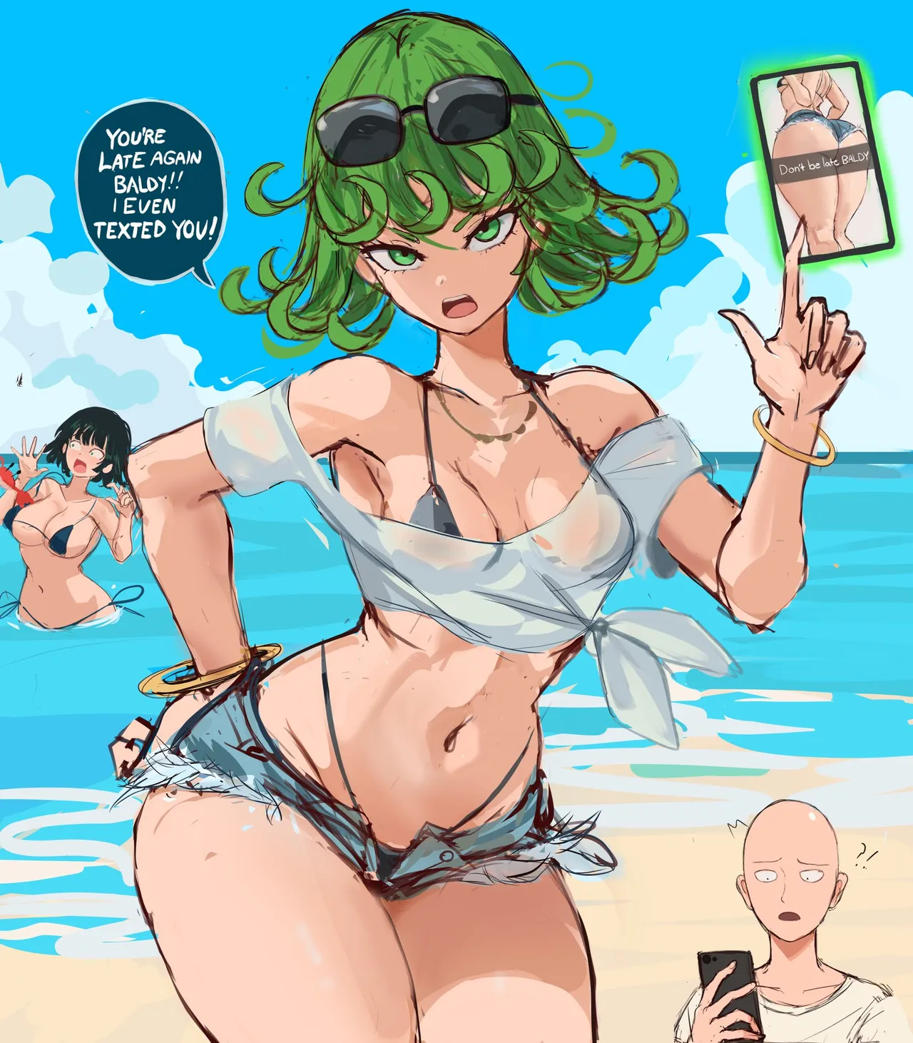 Tatsumaki x Saitama image number 7