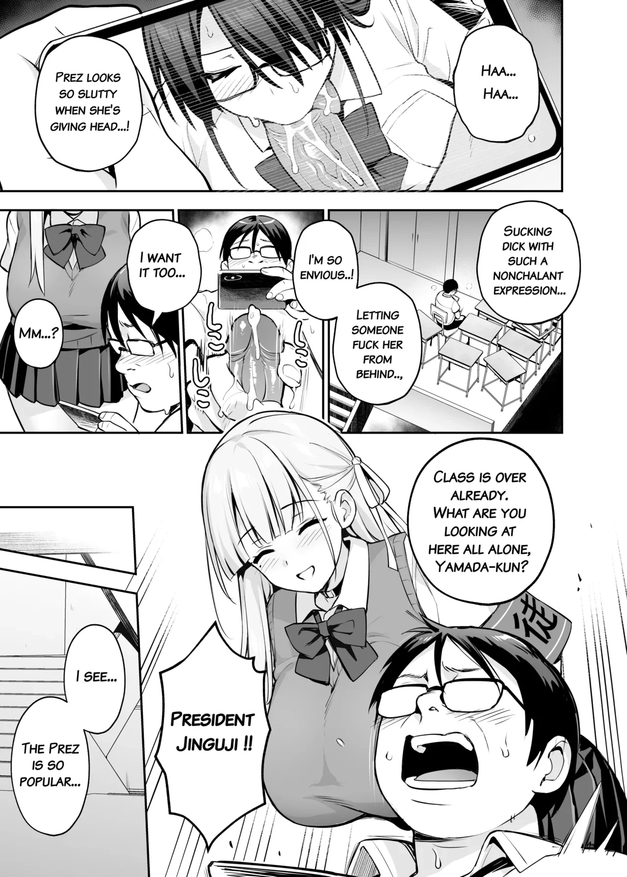 About the Beloved Student Presidents Huge Tits 2  Akogare no Seitokaichou ga Kyonyuu Sugiru Ken 2 image number 25