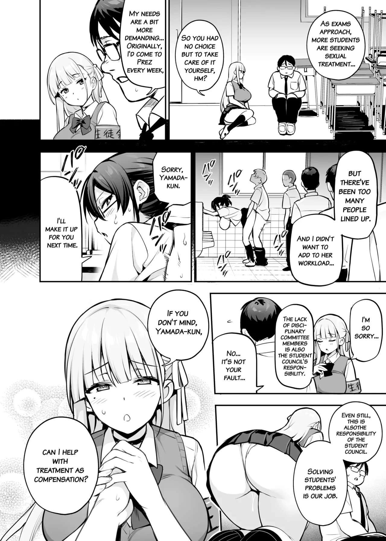 About the Beloved Student Presidents Huge Tits 2  Akogare no Seitokaichou ga Kyonyuu Sugiru Ken 2 image number 26