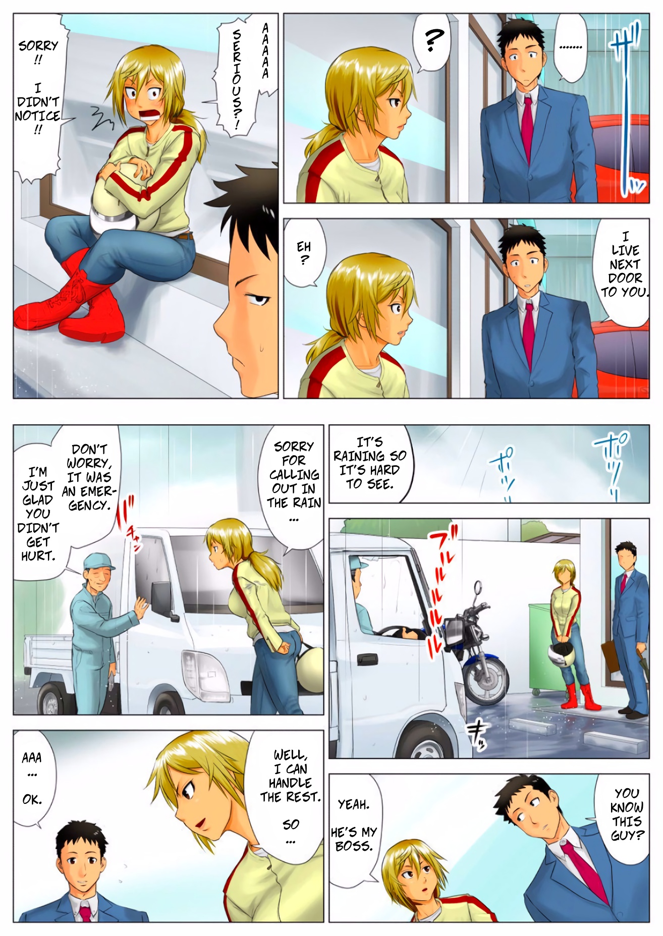 Yuka, My Dangerous Blonde Neighbor, Was Actually a Virgin image number 10