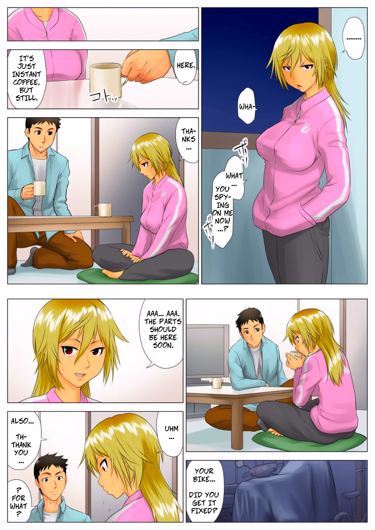 Yuka, My Dangerous Blonde Neighbor, Was Actually a Virgin image number 13
