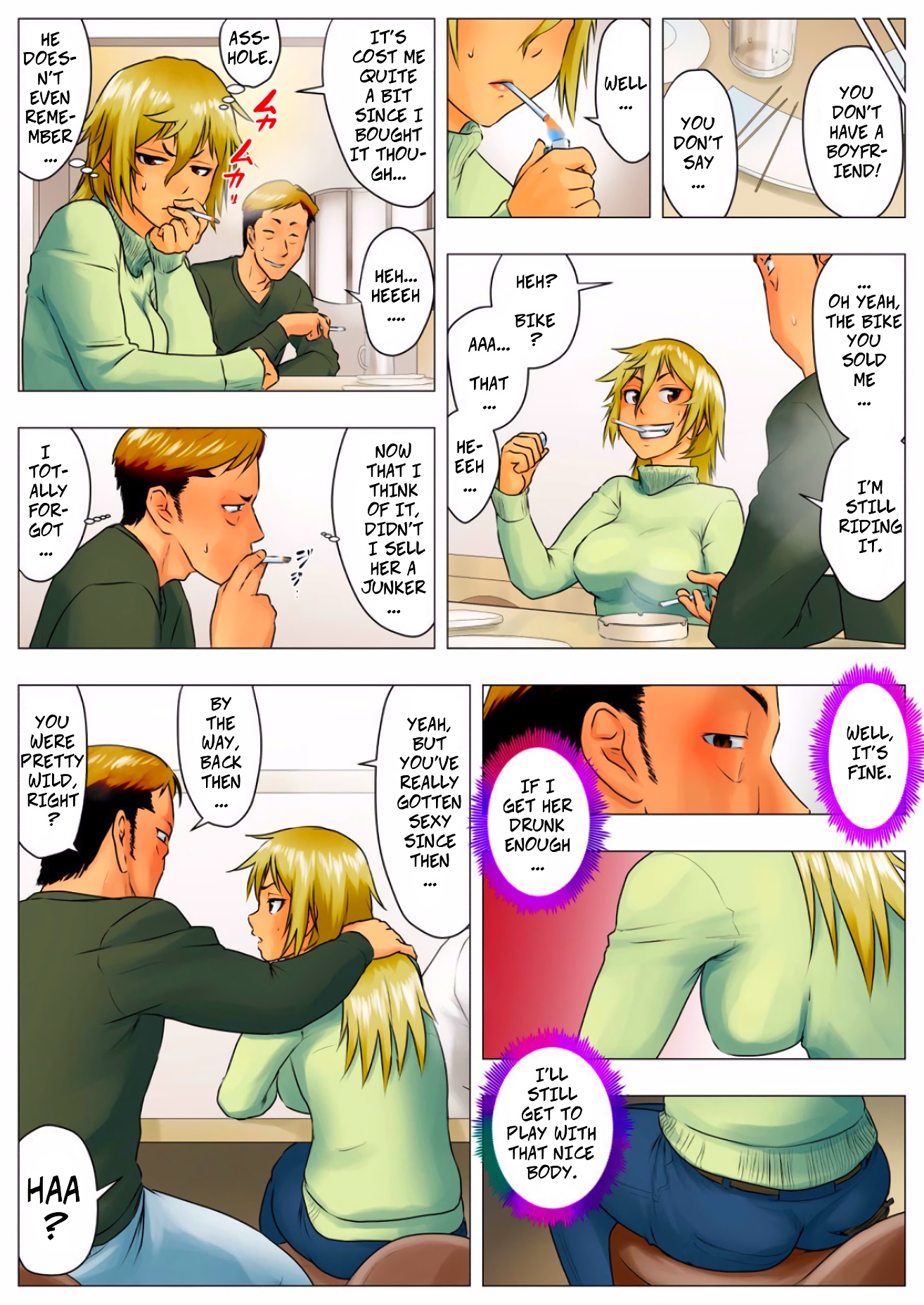 Yuka, My Dangerous Blonde Neighbor, Was Actually a Virgin image number 24