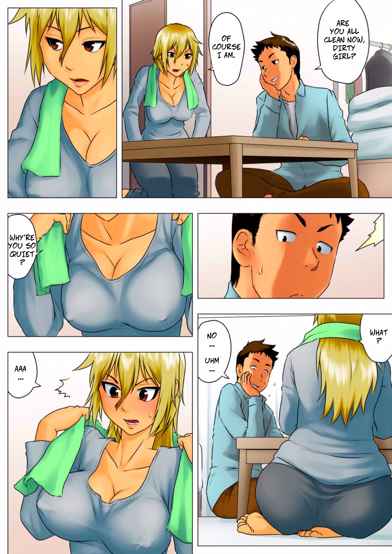Yuka, My Dangerous Blonde Neighbor, Was Actually a Virgin image number 32