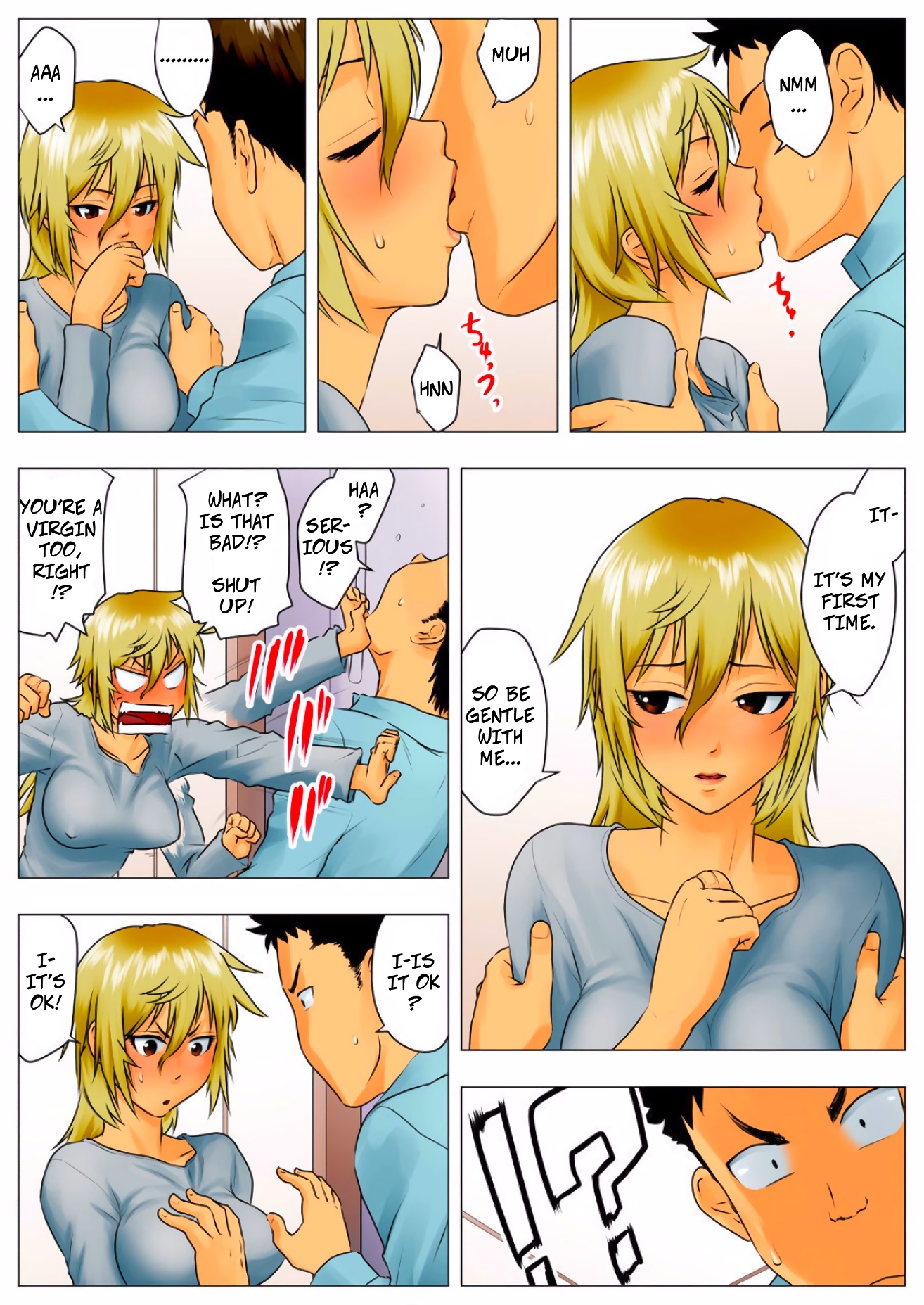 Yuka, My Dangerous Blonde Neighbor, Was Actually a Virgin image number 34