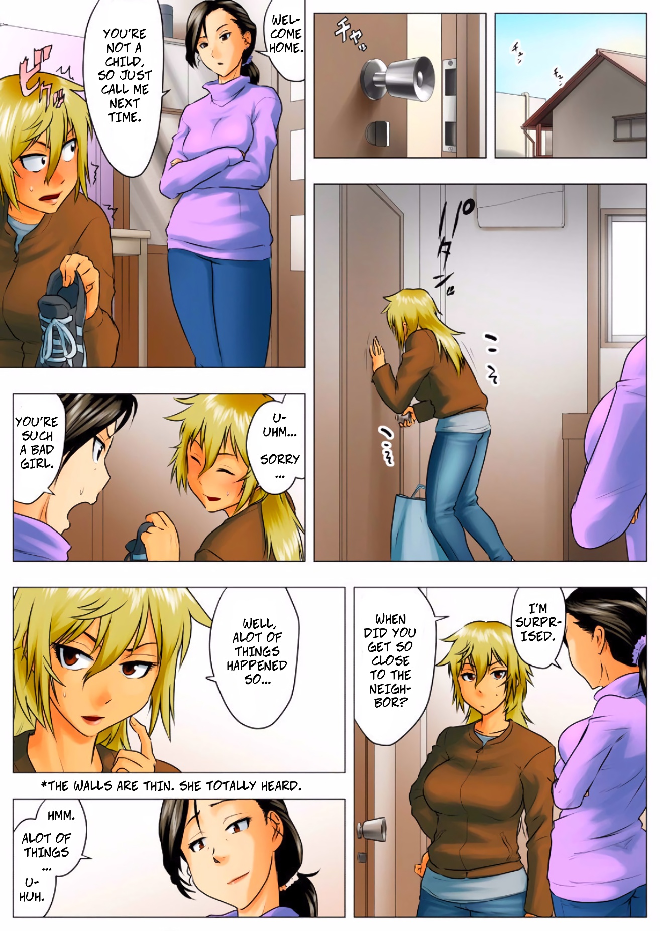 Yuka, My Dangerous Blonde Neighbor, Was Actually a Virgin image number 41