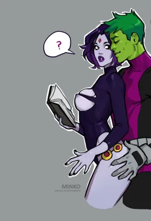 Raven and Beast Boy