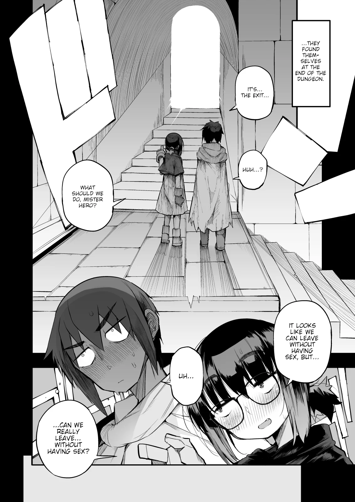 Naitou2 (F4U) Sakusei Dungeon Kouryaku ni Mukanai Jimiko no S-kyuu Dosukebe Status  Escaping a semen squeezing dungeon with a modest girl image number 30