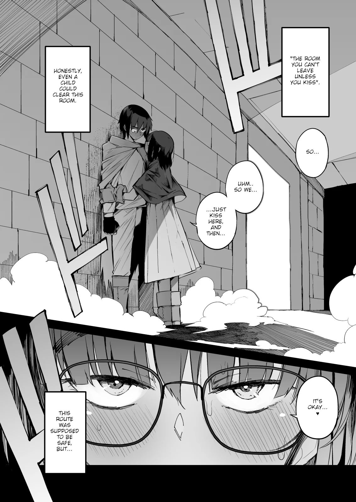 Naitou2 (F4U) Sakusei Dungeon Kouryaku ni Mukanai Jimiko no S-kyuu Dosukebe Status  Escaping a semen squeezing dungeon with a modest girl image number 6