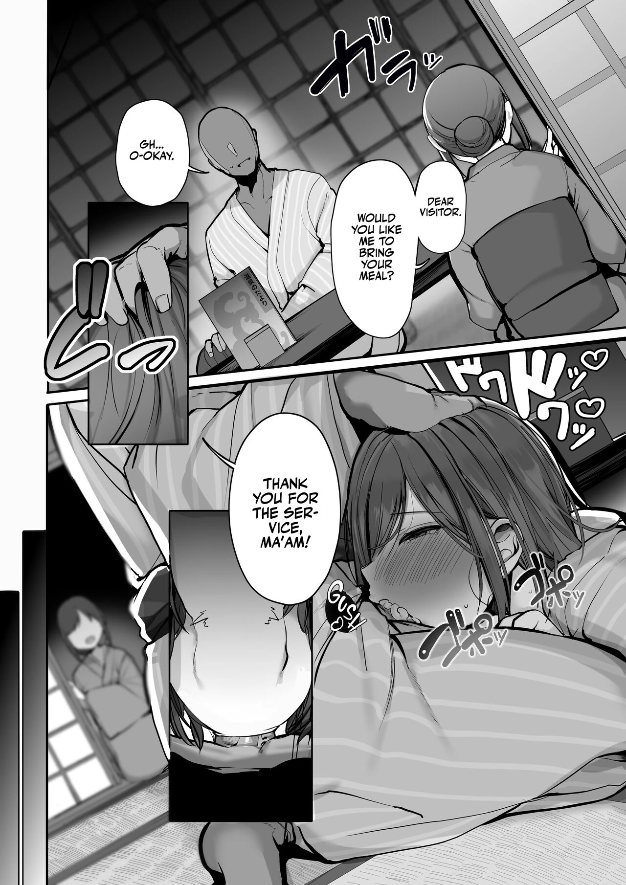 Wanna Visit the Hot Springs, Mister? Chotto dake, kyuukei Shinai...? Dekachichi Manga ~Nakadashi Dopyu Dopyu Tanetsuke Ryokou~ image number 17