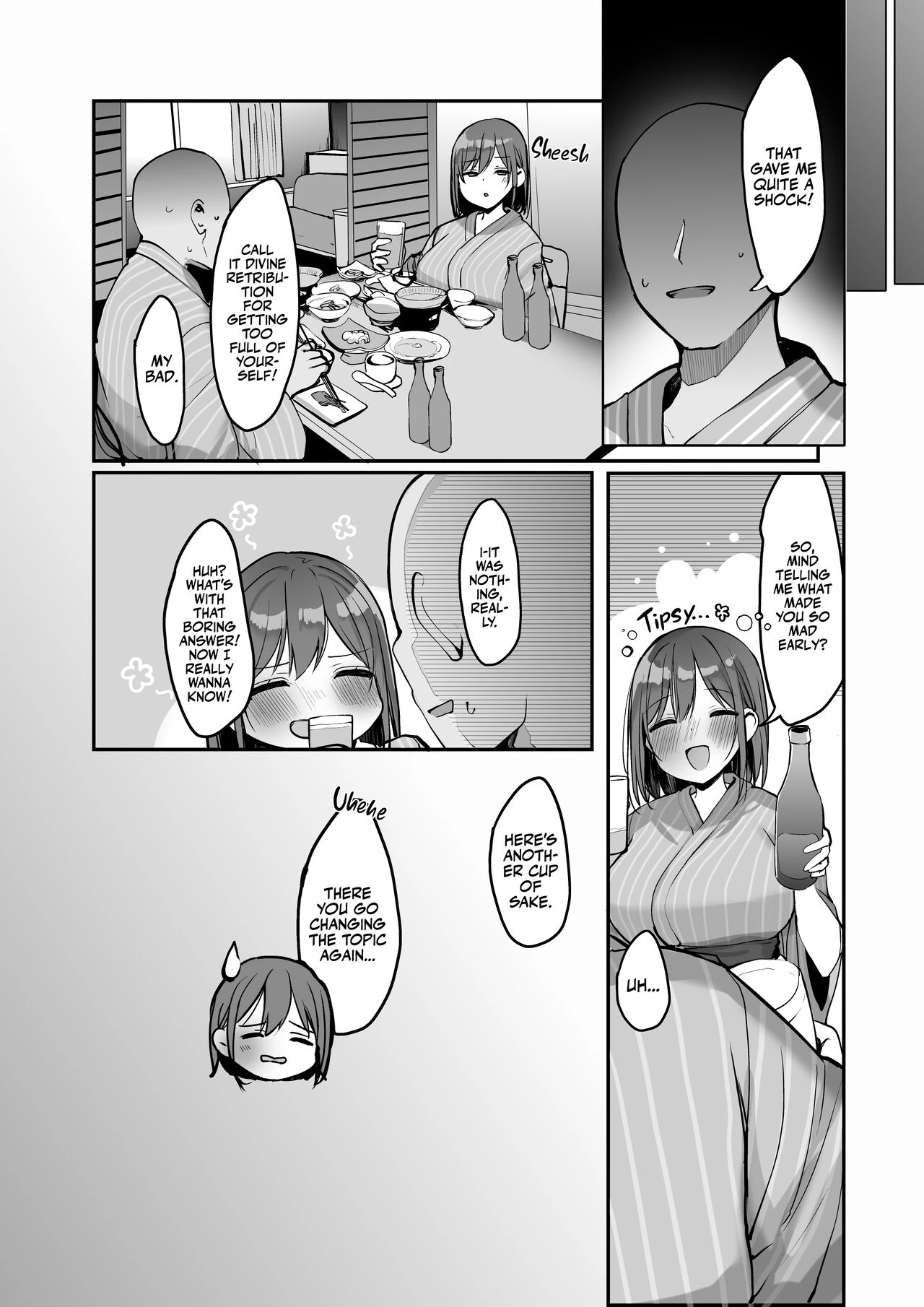Wanna Visit the Hot Springs, Mister? Chotto dake, kyuukei Shinai...? Dekachichi Manga ~Nakadashi Dopyu Dopyu Tanetsuke Ryokou~ image number 18