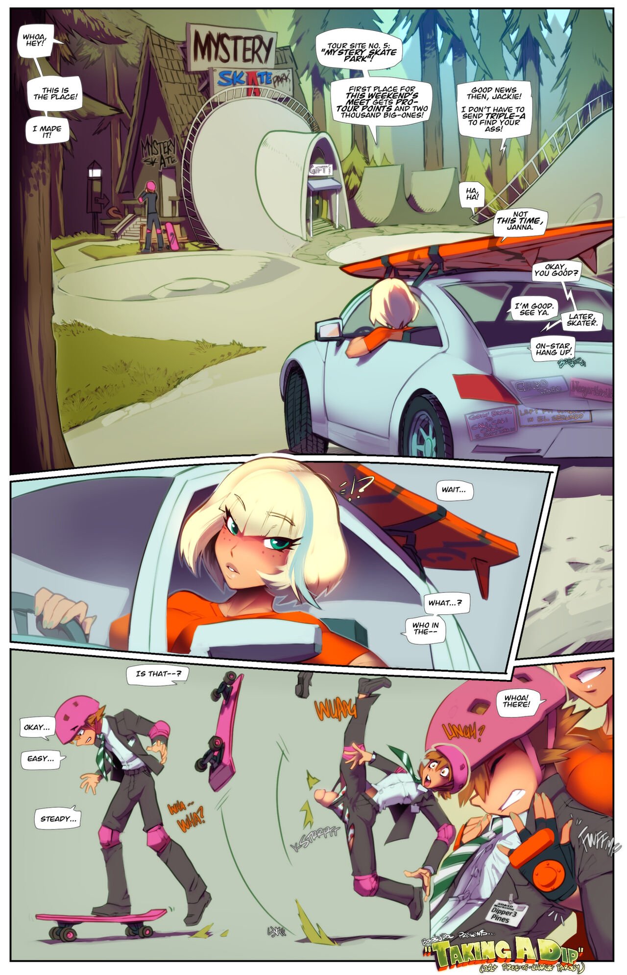 (Fred Perry) - Taking a Dip(Gravity Falls) porn comic