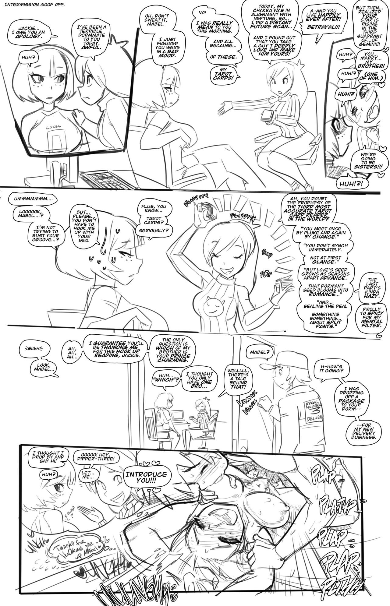 (Fred Perry) - Taking a Dip(Gravity Falls) porn comic image number 10