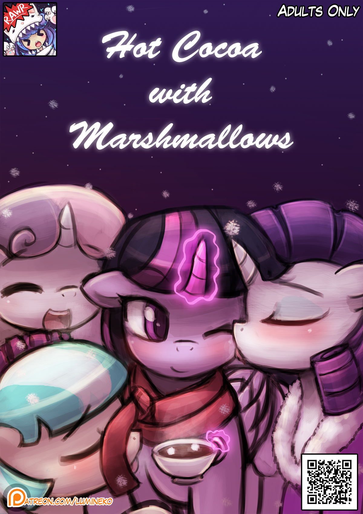 lumineko - Hot cocoa with marshmallows (My little pony) porn comic