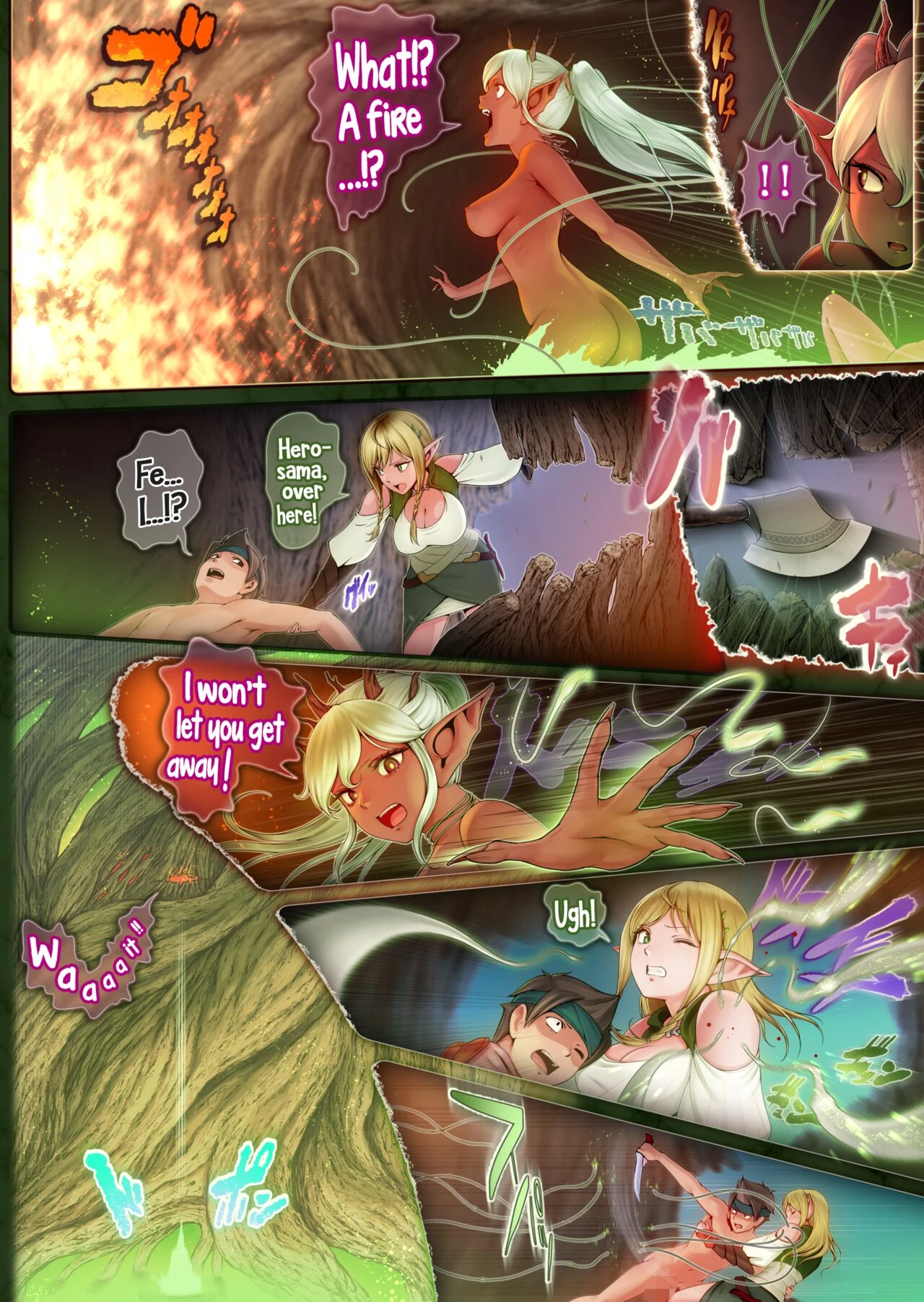 Fel and the Forest of Mana -The big titty elf healer recovers my stamina with her bodily fluids- image number 49