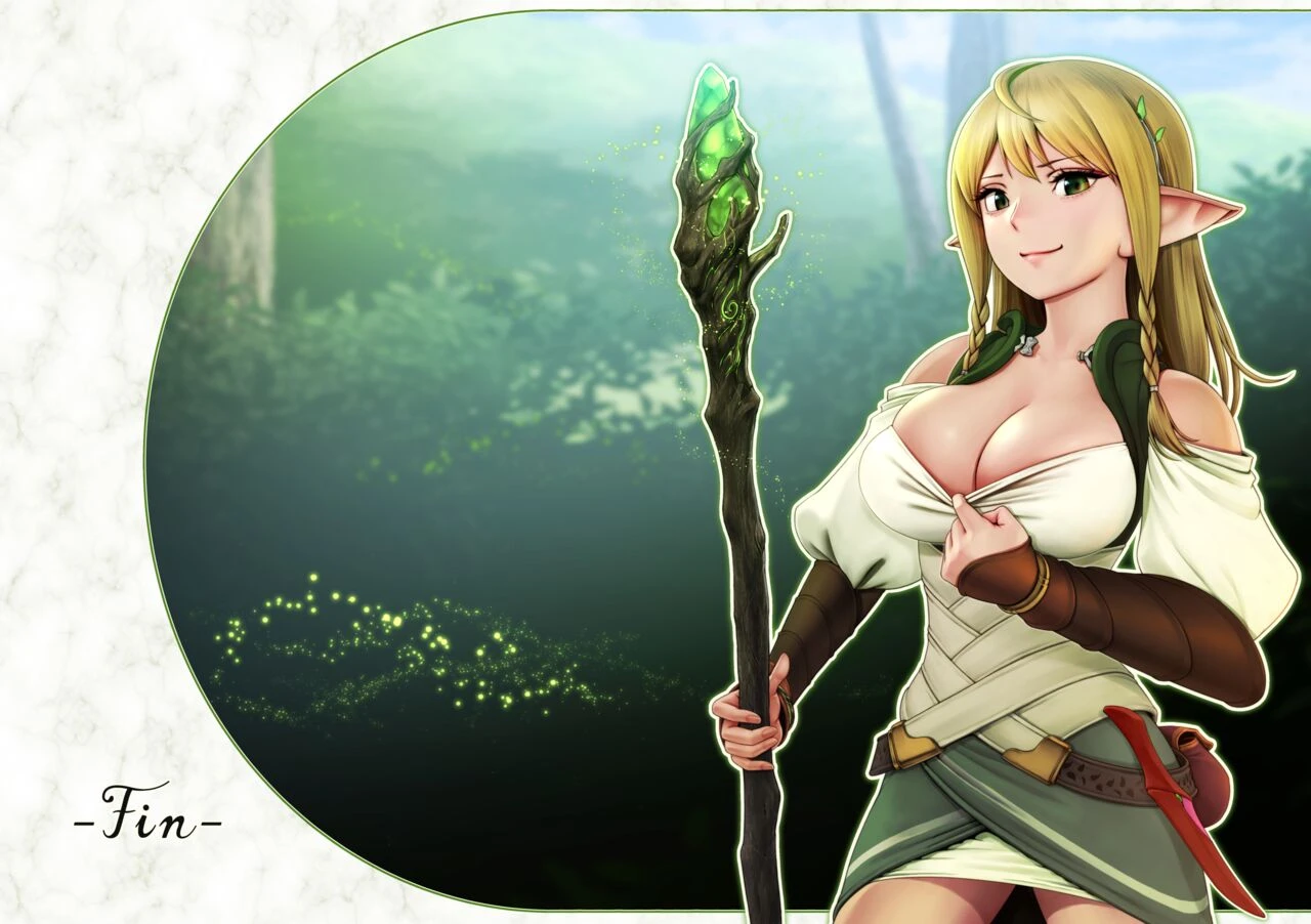 Fel and the Forest of Mana -The big titty elf healer recovers my stamina with her bodily fluids- image number 60