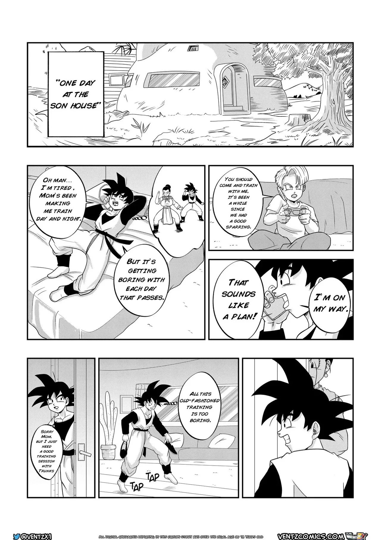 Super Dragon Ball Eros - Chichis Special Training image number 1