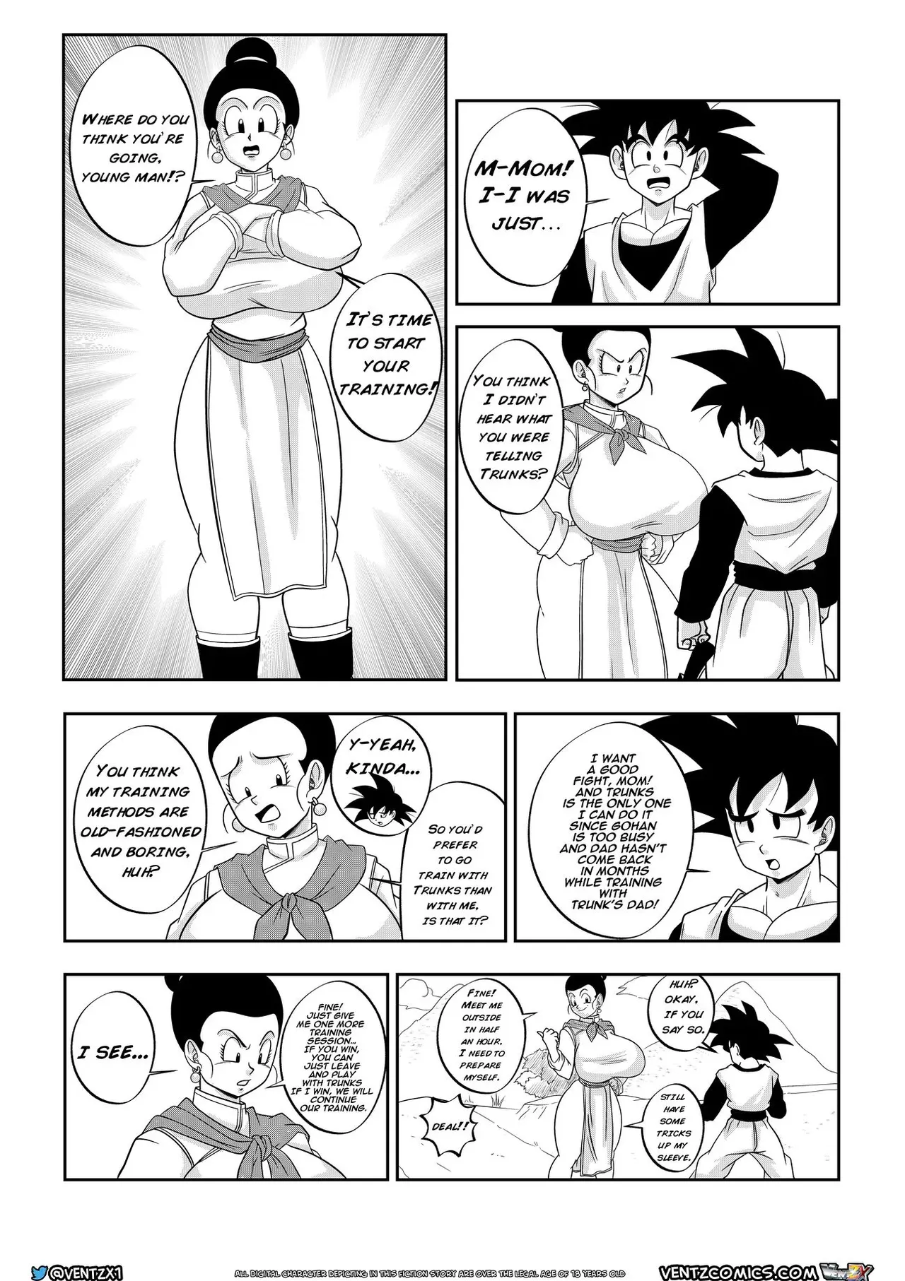Super Dragon Ball Eros - Chichis Special Training image number 2