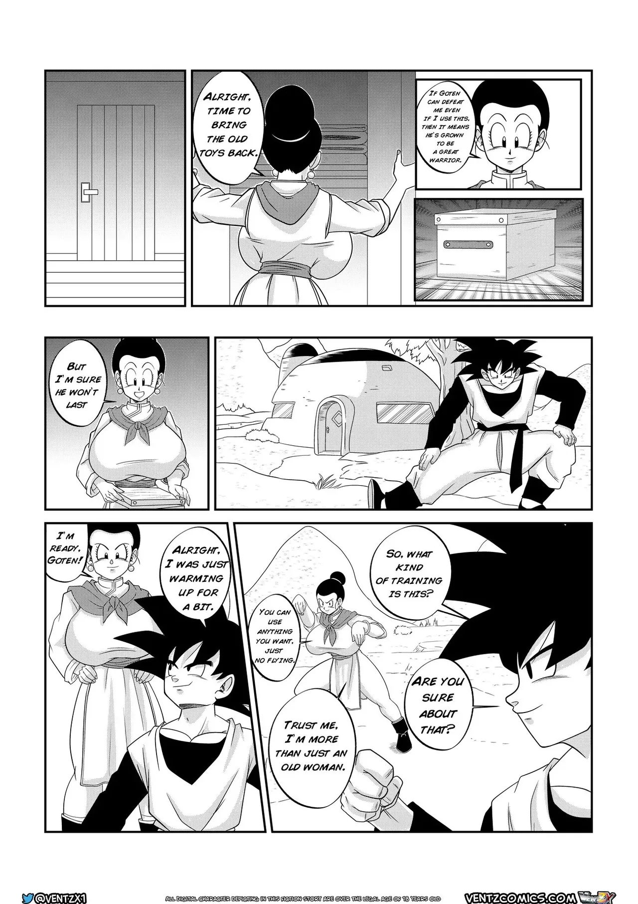 Super Dragon Ball Eros - Chichis Special Training image number 3