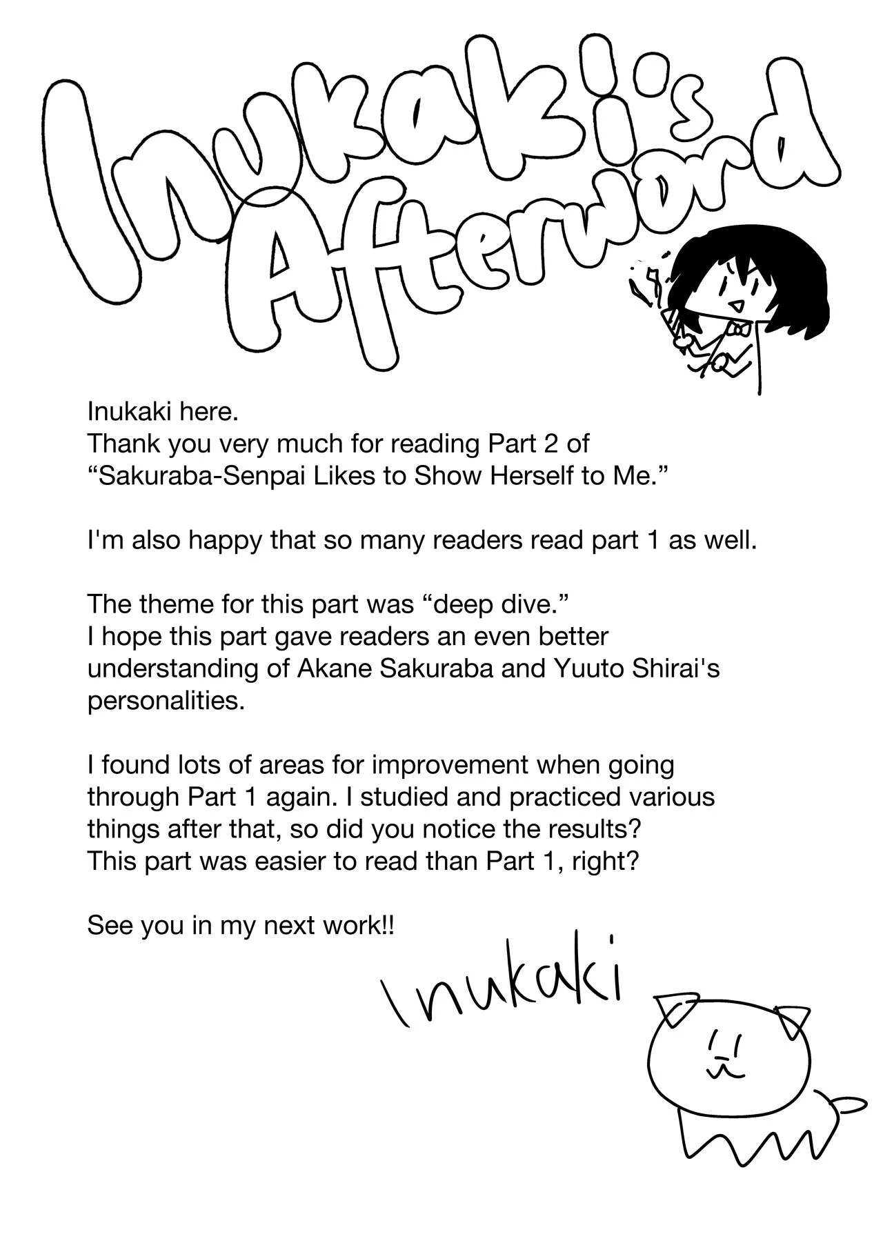 Sakuraba-Senpai Likes to Expose Herself to Me 2  Sakuraba Senpai wa Misetagari image number 18