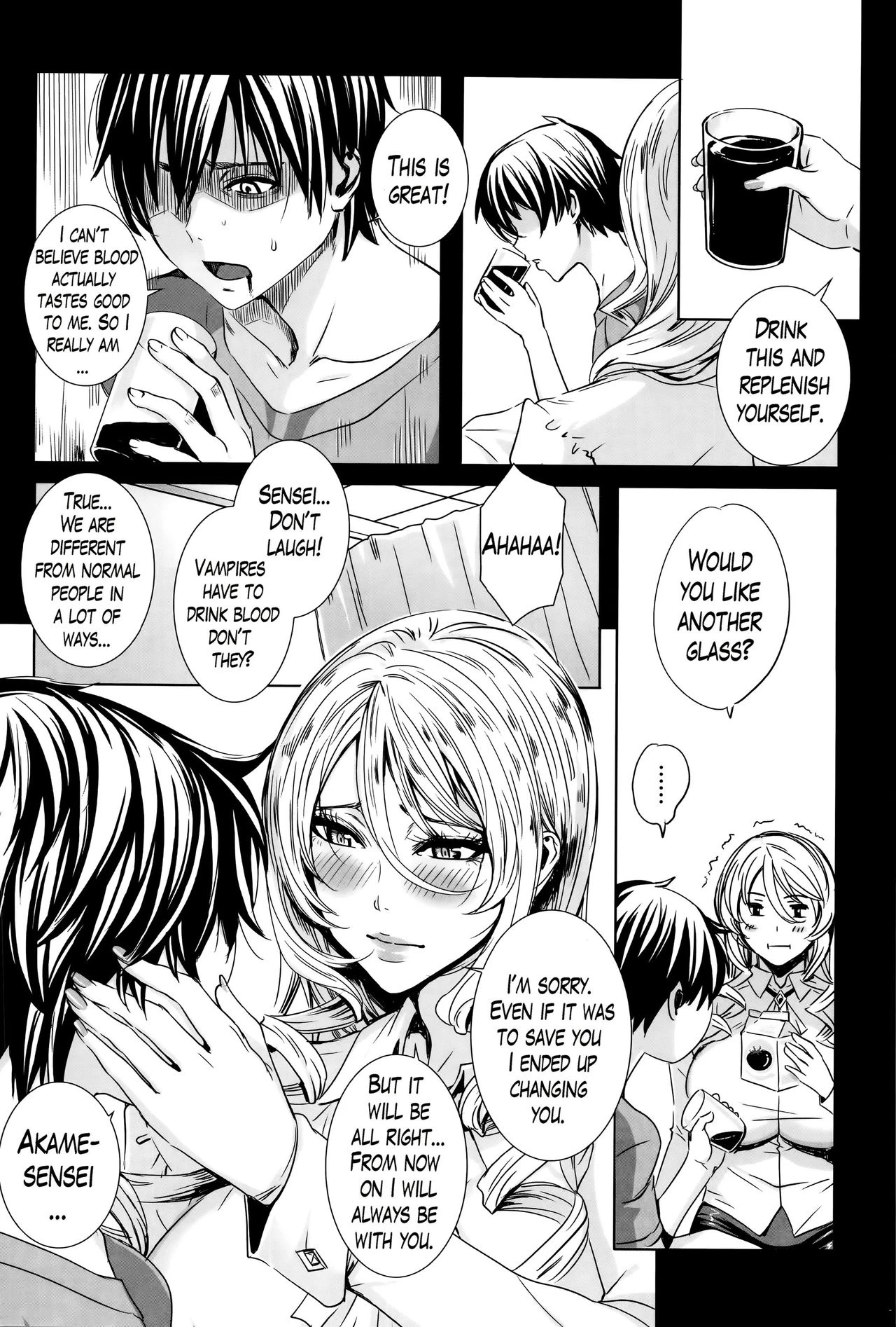 Lesson with Vampire  Kyuuketsu Jokyoushi No Kenzoku Seikatsu image number 34