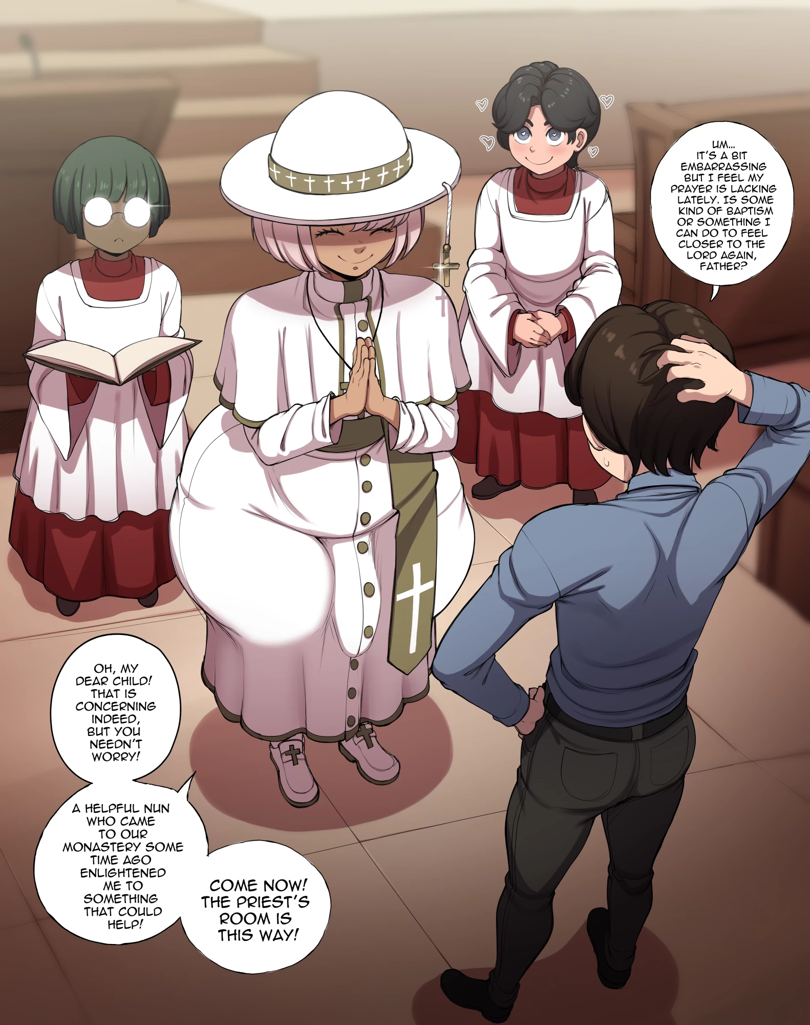 Father Adriel (Femboy Priest)