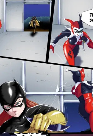 Batgirl vs Harleyquin