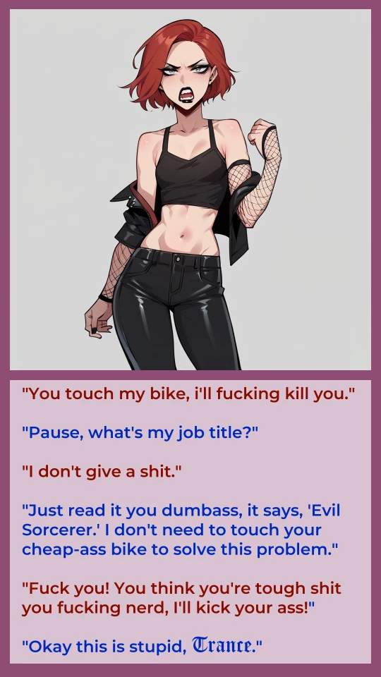 The Evil Sorcerer Makes a Sexy Secretary image number 3