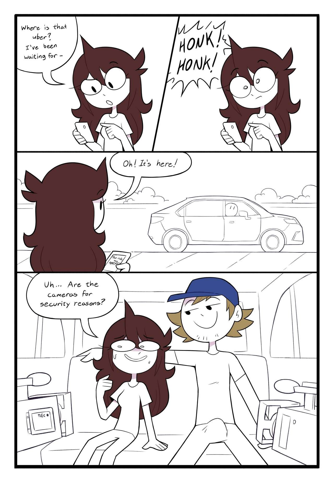 My Uber Ride - Jaiden porn comic