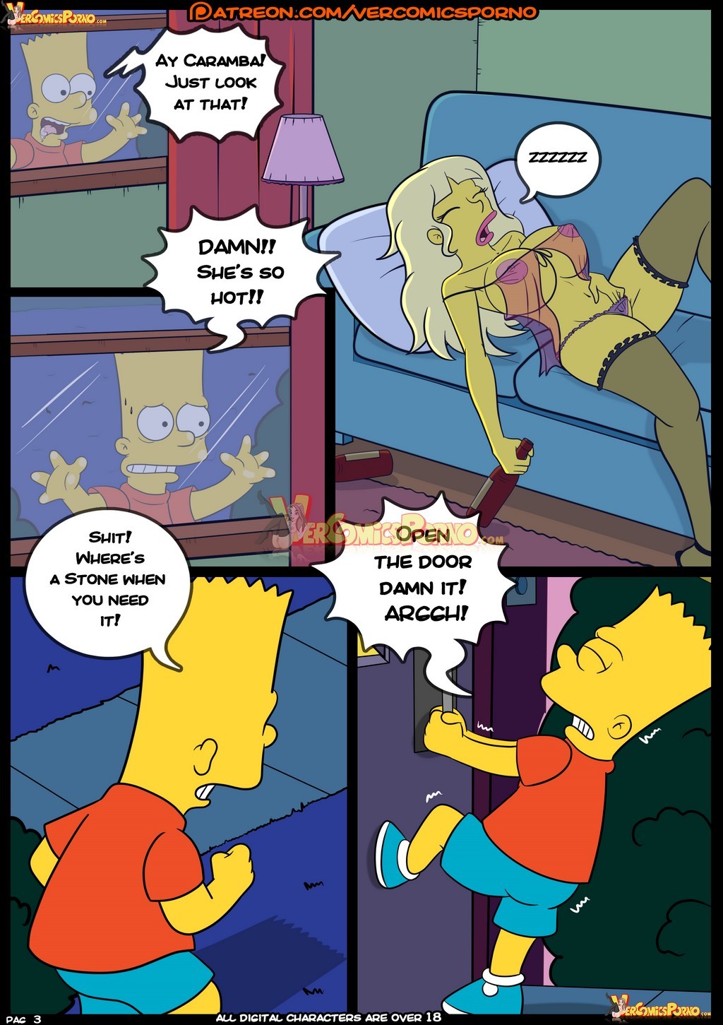croc] - The Simpsons 8 (the simpsons) porn comic. Big breasts porn comics.