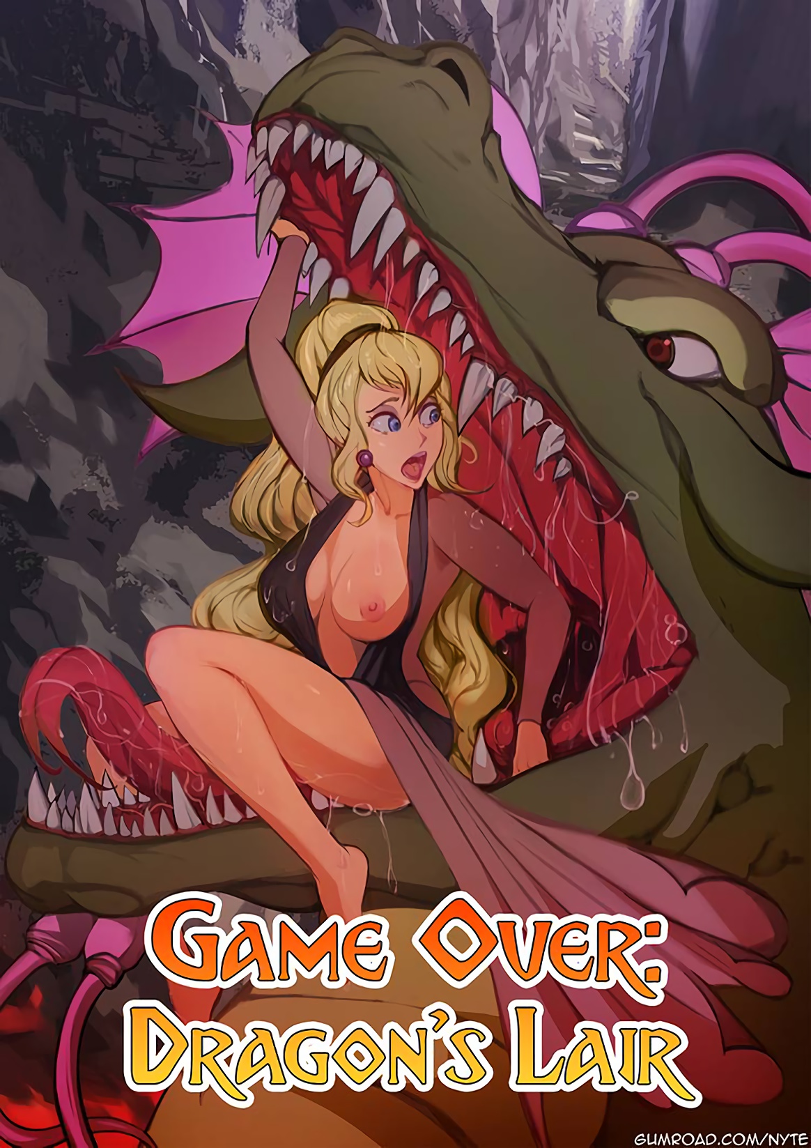 Game Over- Dragon's Lair (nyte) 7 images. Dragon porn comics.