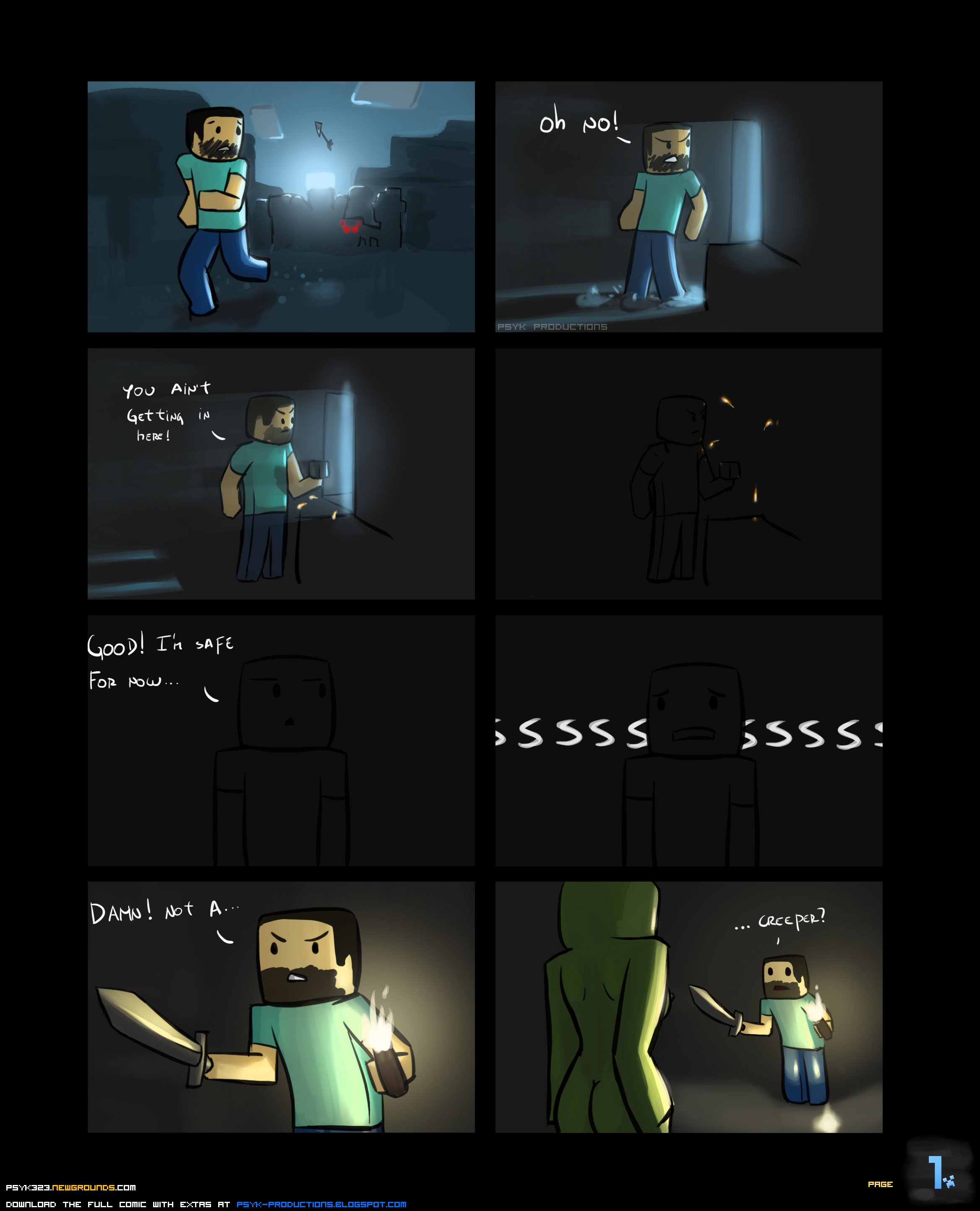 psyk323] - Creeper (minecraft) porn comic. Monster girl porn comics.