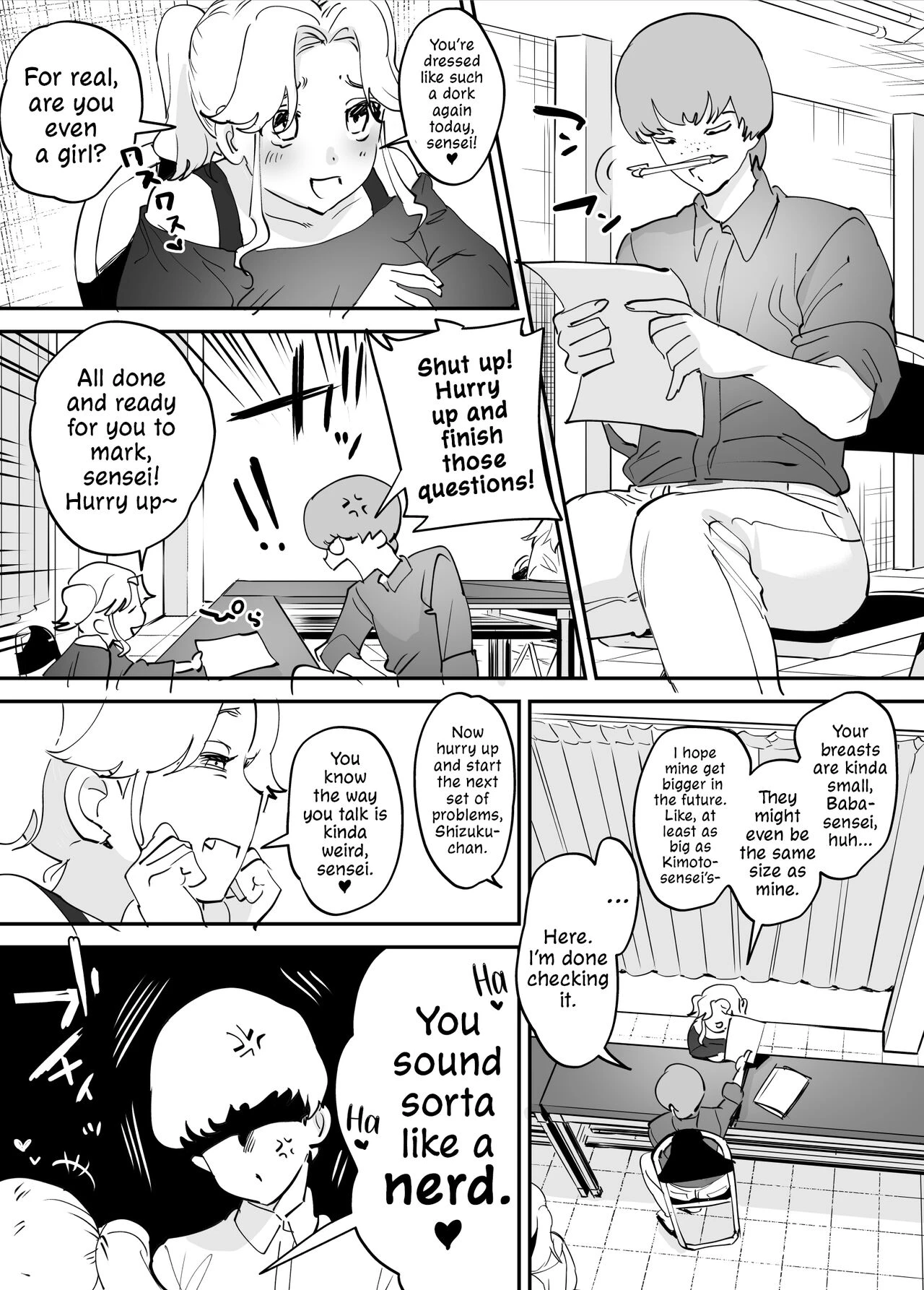 The All Consuming Futanari Teachers  Futanari Koushi, Zenbu Kuu image number 15