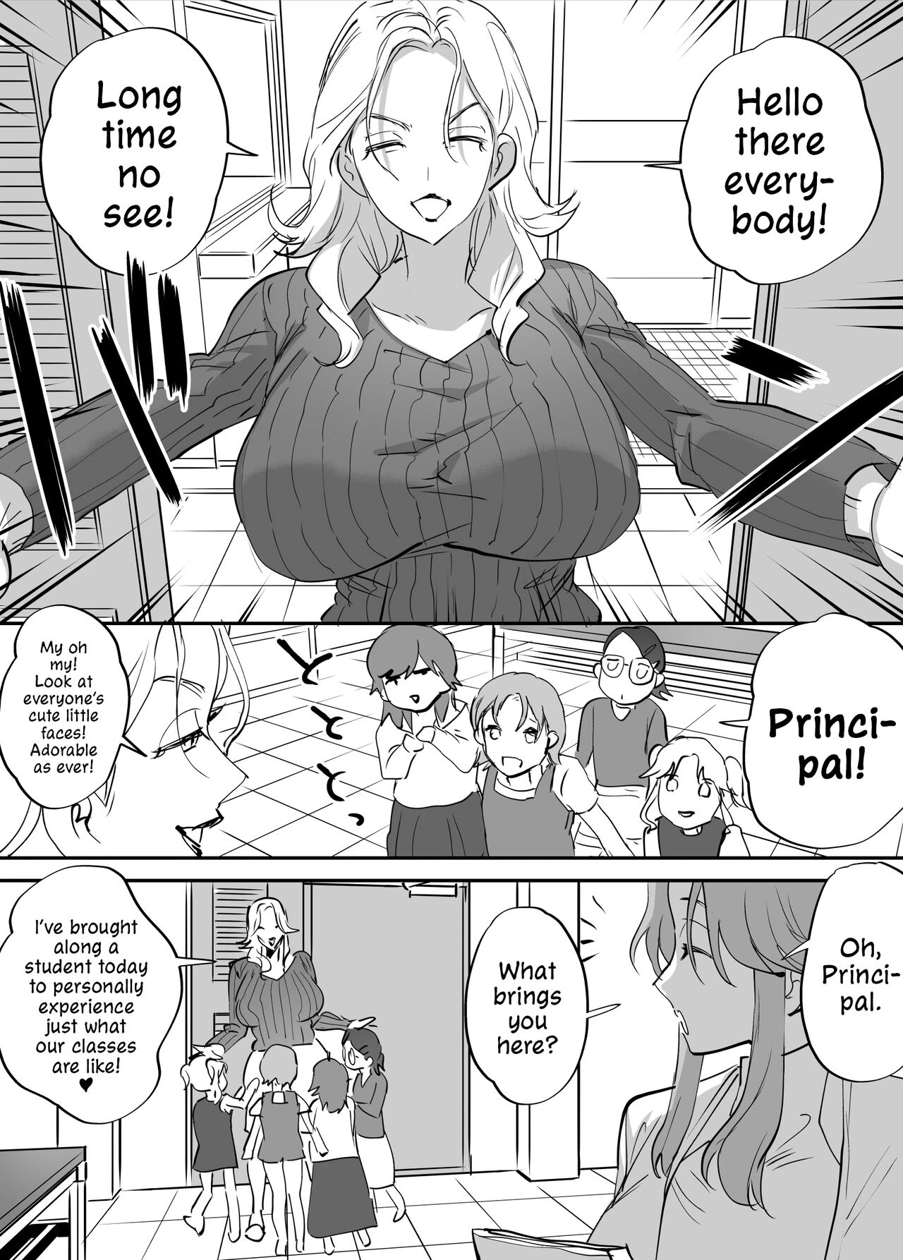 The All Consuming Futanari Teachers  Futanari Koushi, Zenbu Kuu image number 27