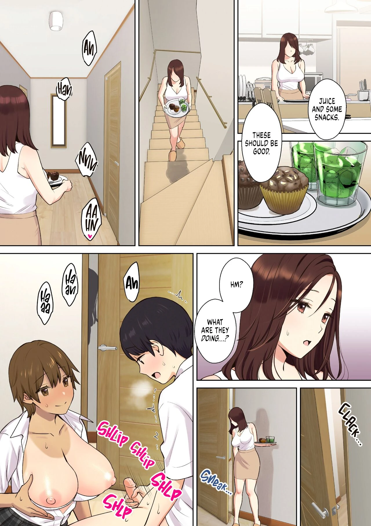 Kanojo no Okaa-san ni Doutei o Ubawareru Hanashi How My Girlfriend's Mom Took My Virginity image number 9
