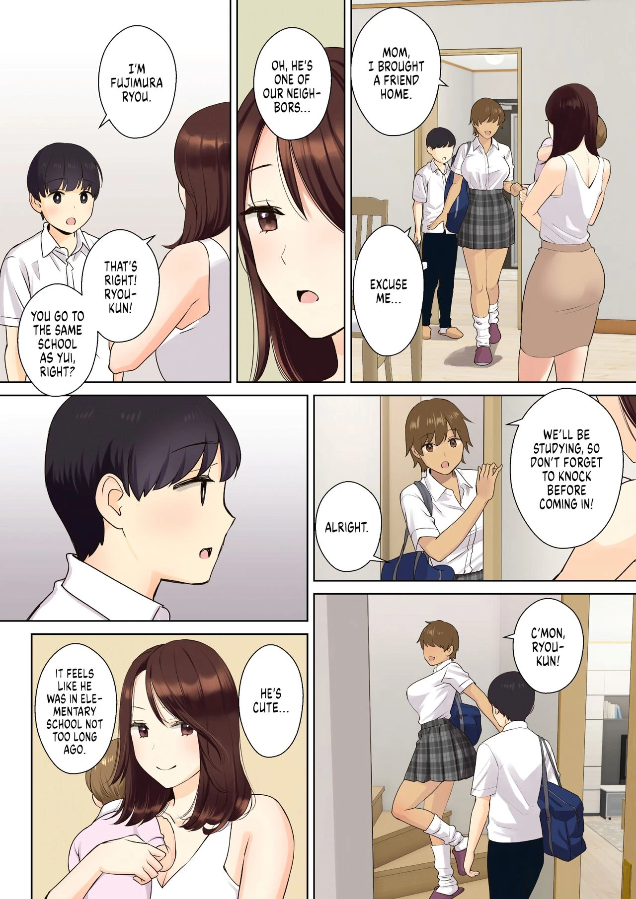 Kanojo no Okaa-san ni Doutei o Ubawareru Hanashi How My Girlfriend's Mom Took My Virginity image number 5