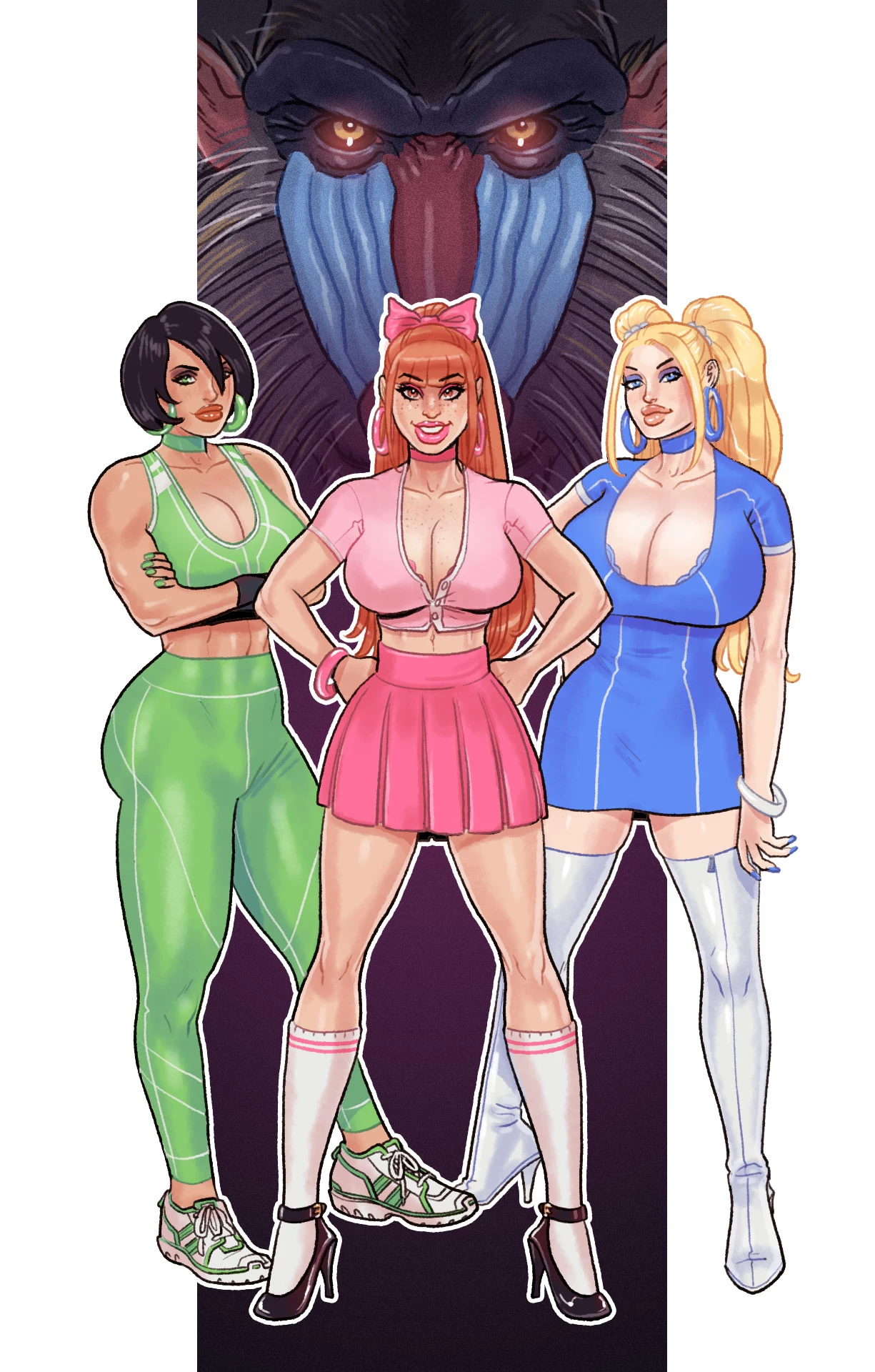 Mandrill vs the Powerpuff Girls image number 1