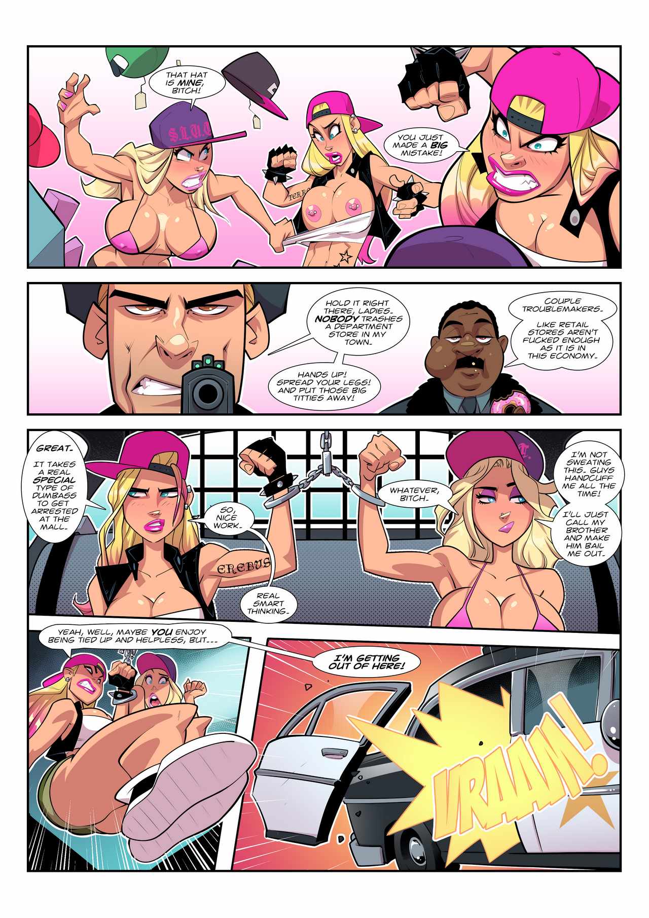 Jen And Amber Dont Get Along! image number 1