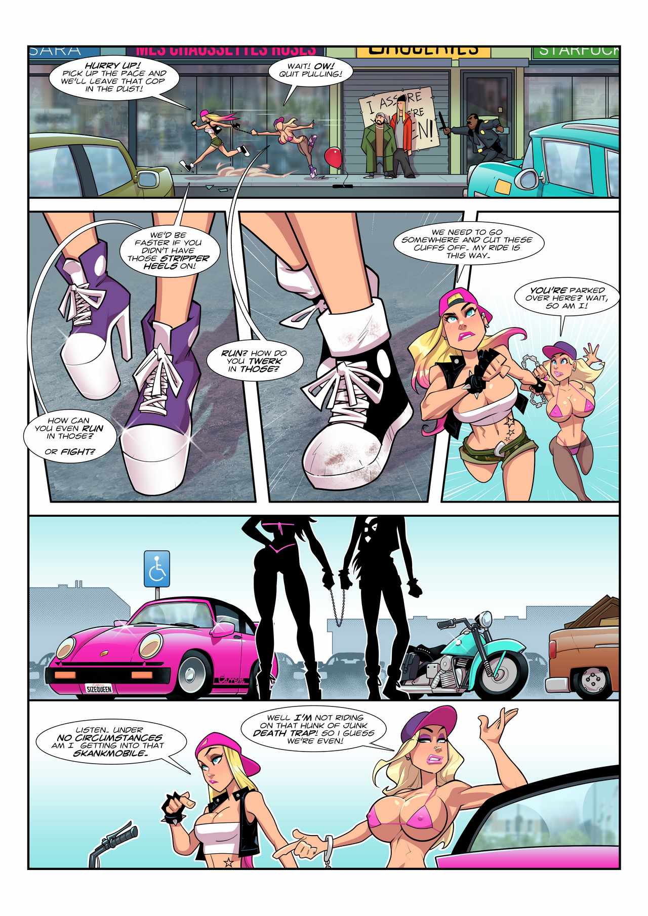 Jen And Amber Dont Get Along! image number 2