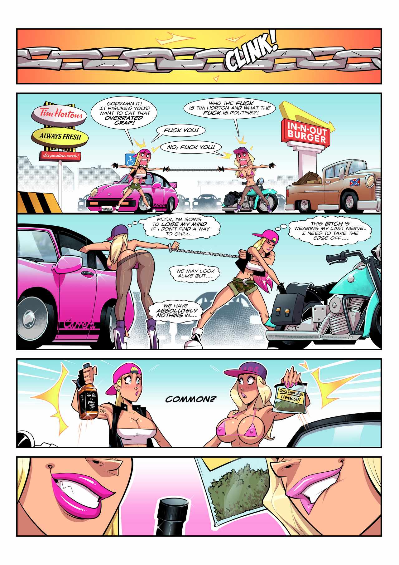 Jen And Amber Dont Get Along! image number 4