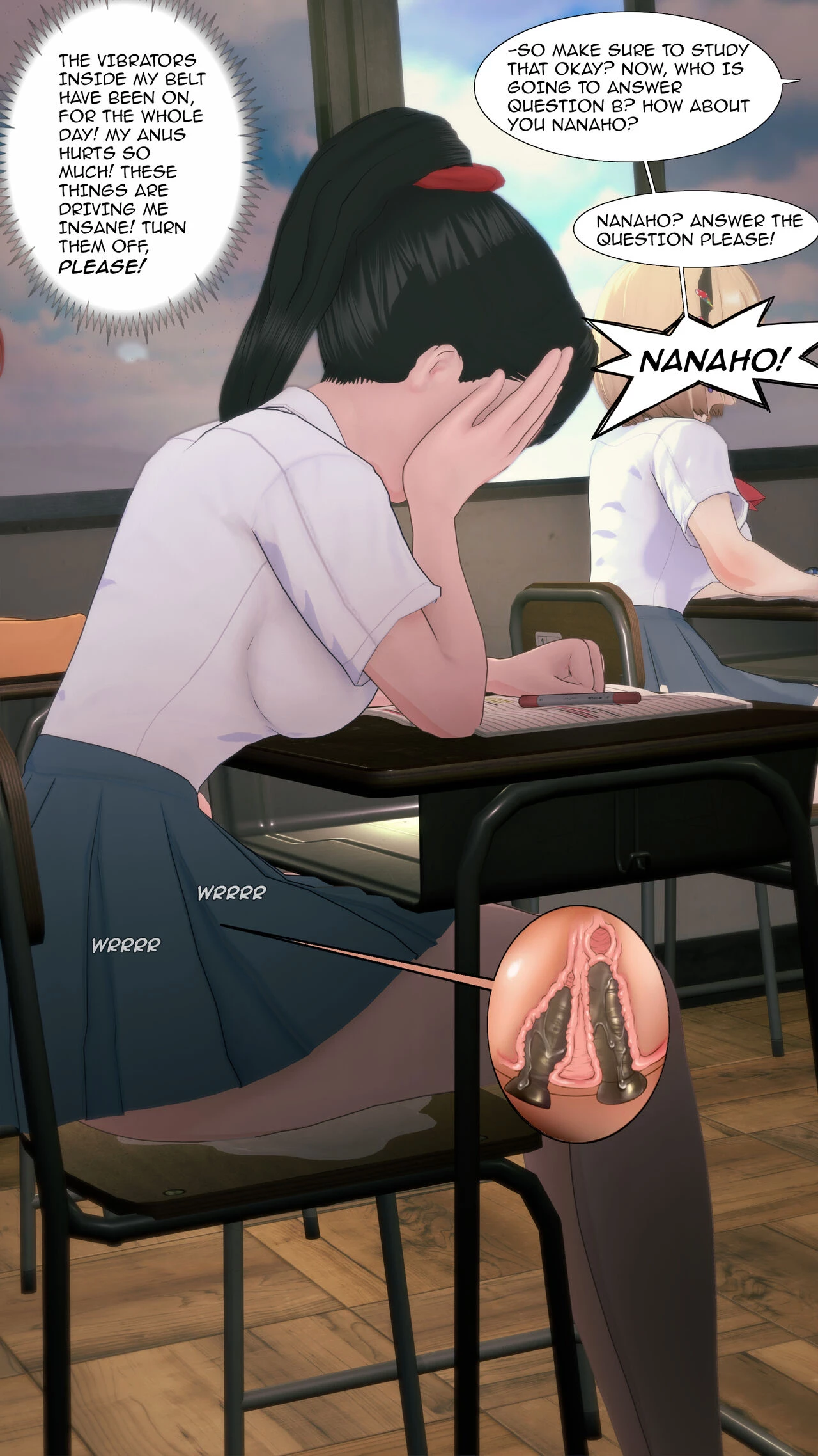 Relentless bullying of Nanaho image number 148
