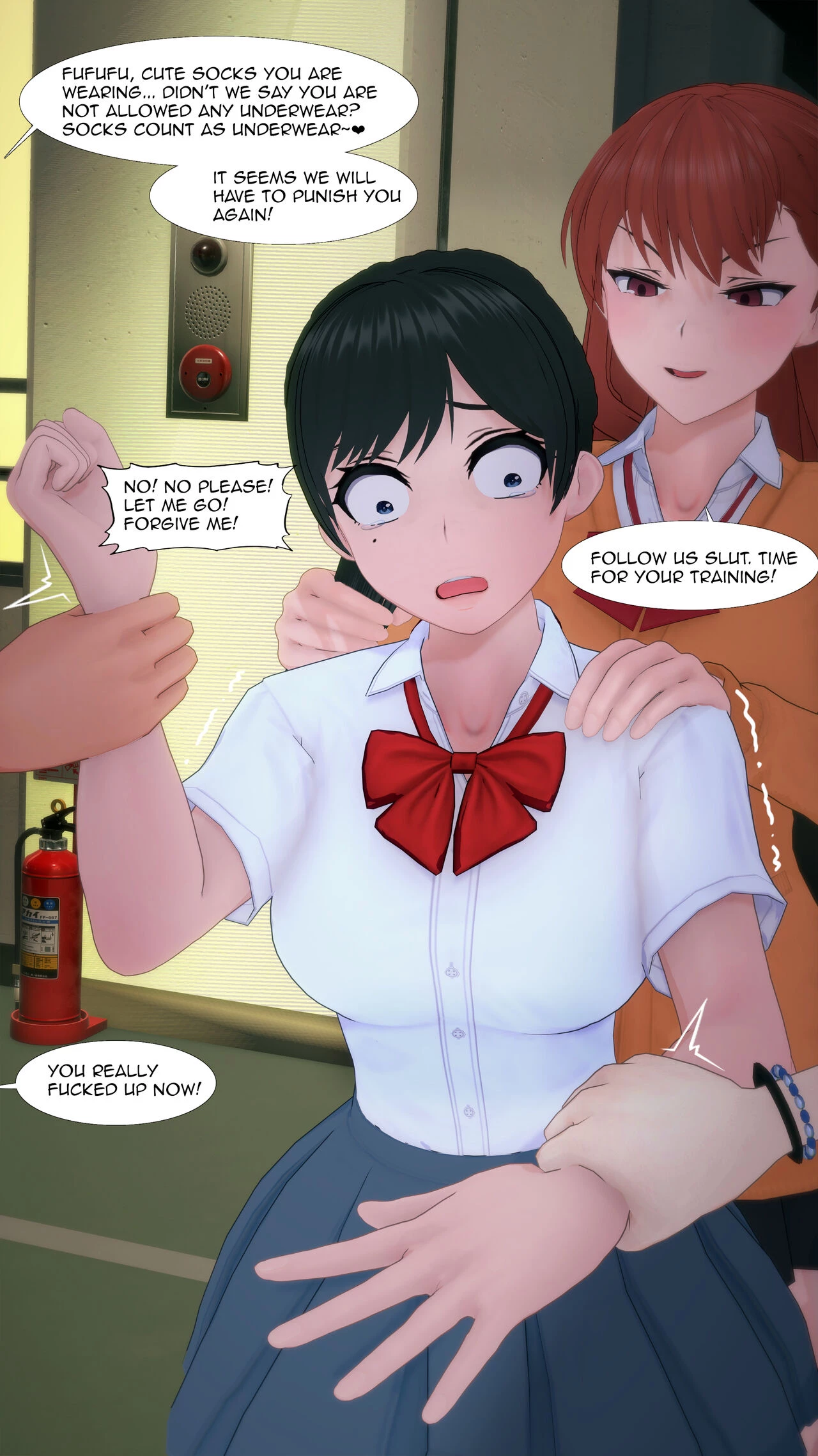 Relentless bullying of Nanaho image number 46