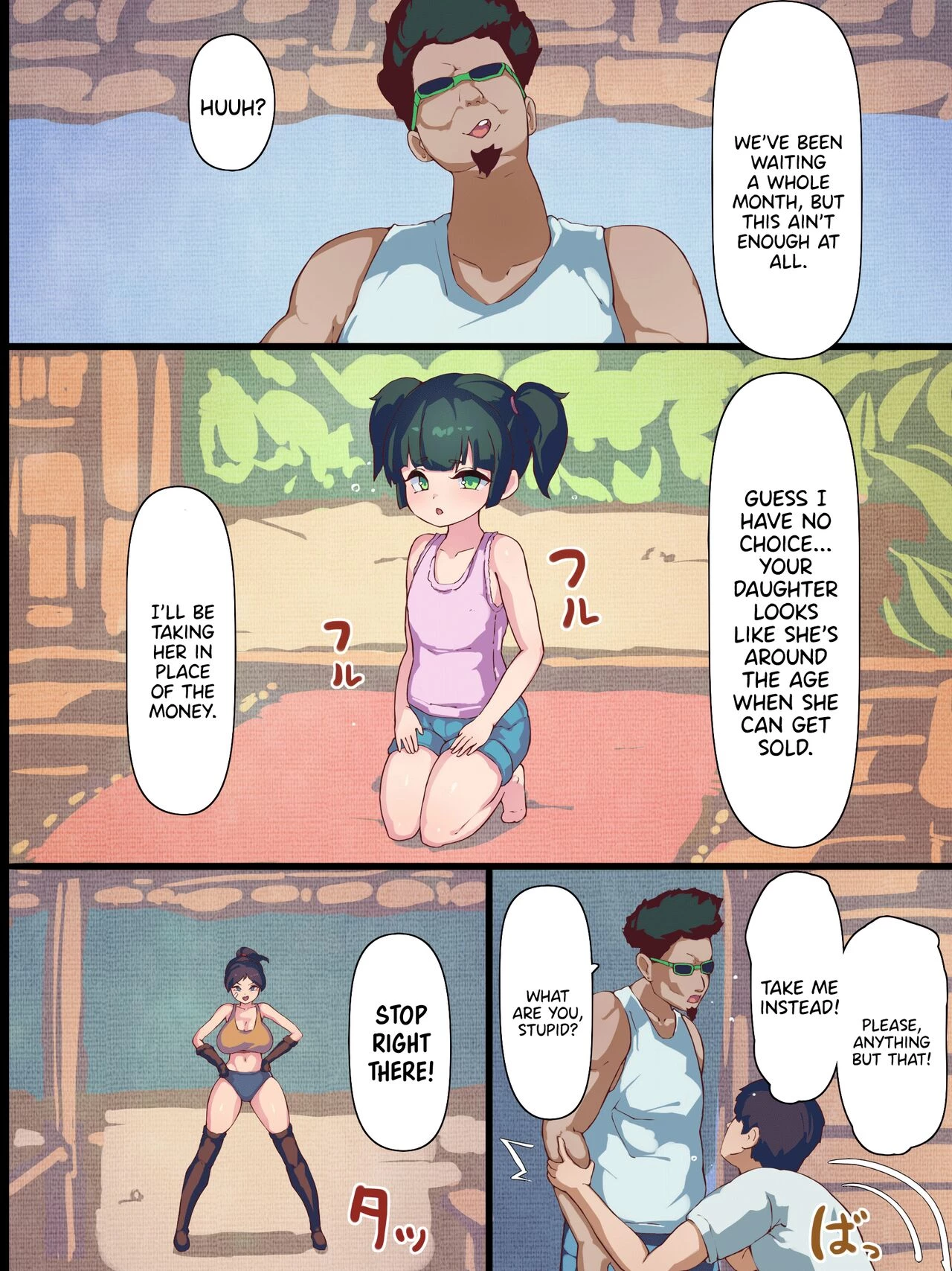 The Strong-Bodied Female Martial Artist Is Betrayed and Impregnated By The Villagers Genki na Karada no Kakutou Musume ga Murabito ni Uragirarete Haramu made image number 13