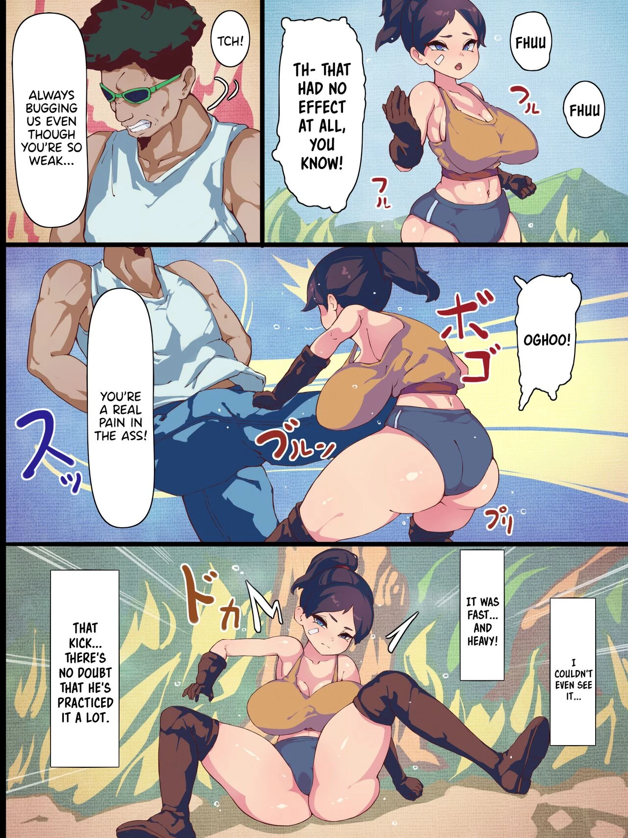 The Strong-Bodied Female Martial Artist Is Betrayed and Impregnated By The Villagers Genki na Karada no Kakutou Musume ga Murabito ni Uragirarete Haramu made image number 3
