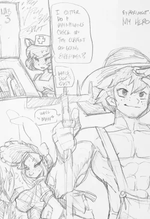 Izuku Midoriya x Rumi Usagiyama Goof Of