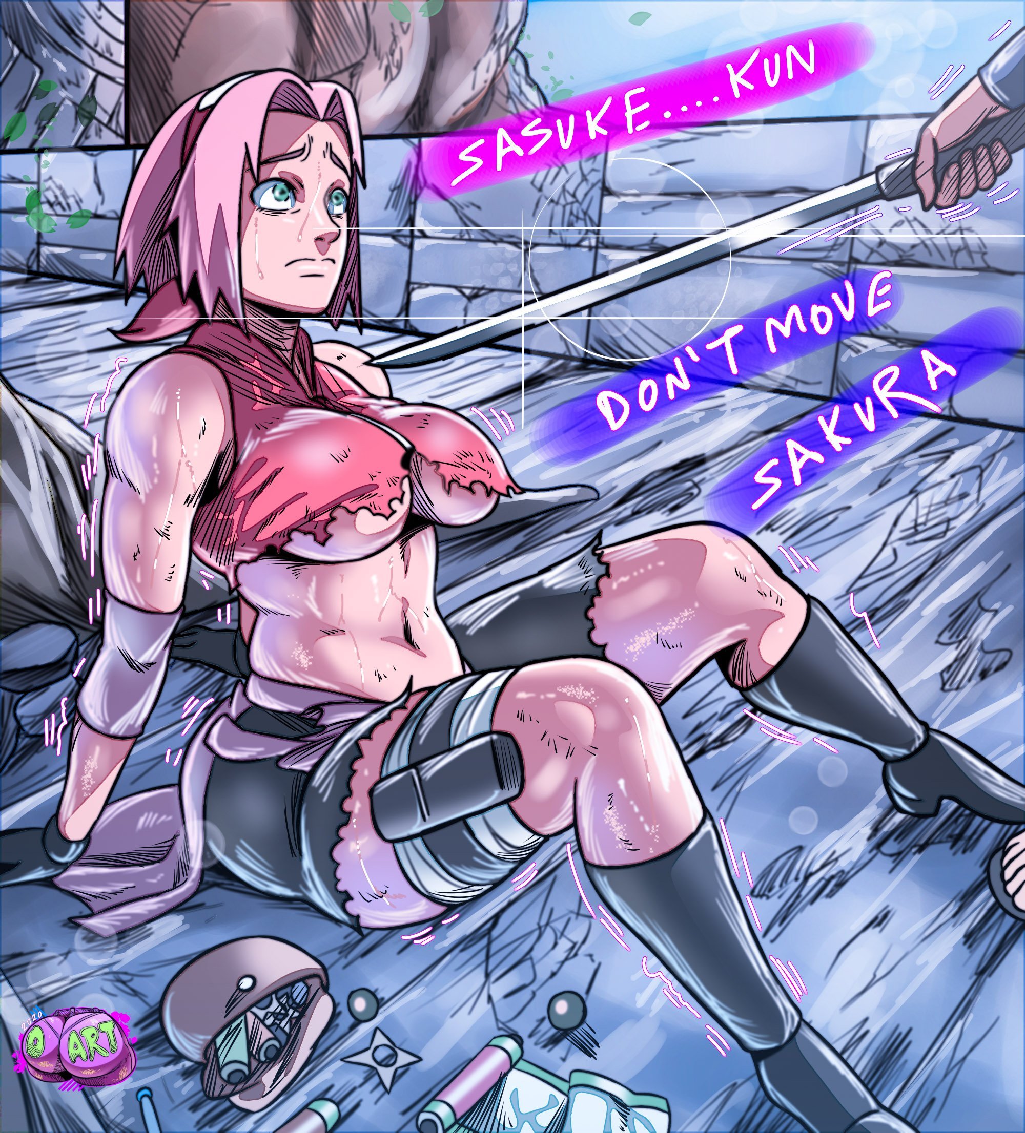 d-art] - Sakura the Useless Hoe (naruto) porn comic. Femdom porn comics.