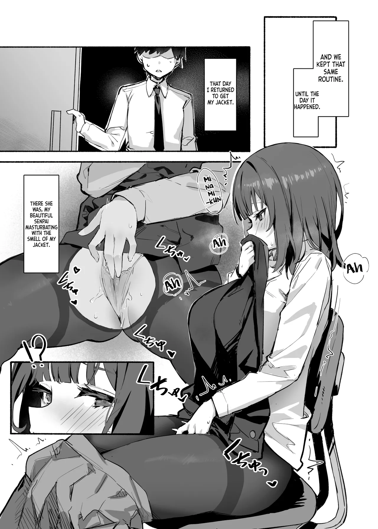 My Secret with My Admired Senpai  Akogare no Senpai to Boku no Himitsu image number 5